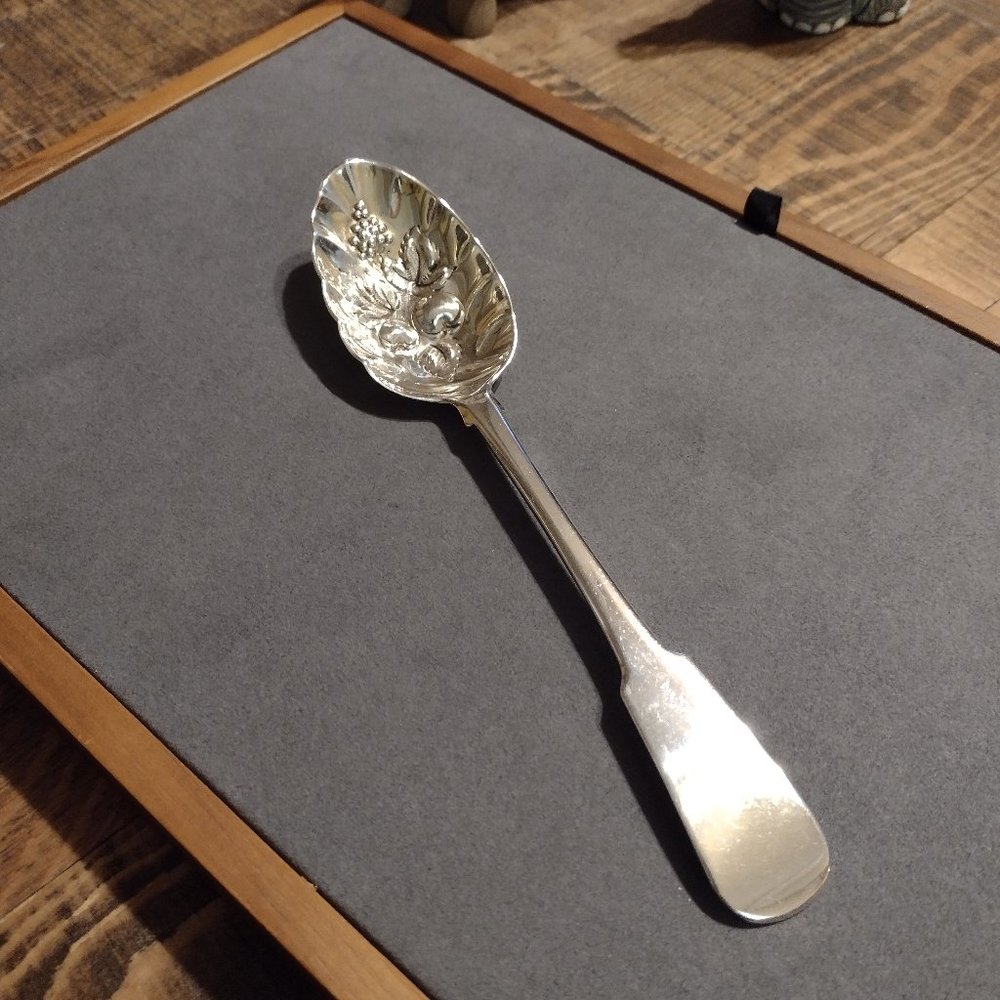 Antique David Gray c1810 Sterling Silver Spoon
